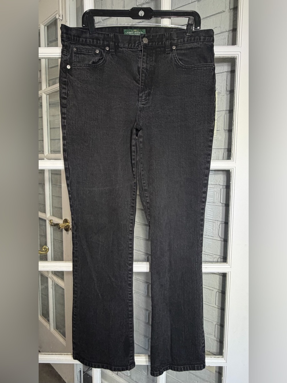 Ralph Lauren Jeans Co. Classic Bootcut s16 Women’s Black High-Rise Stretch Denim